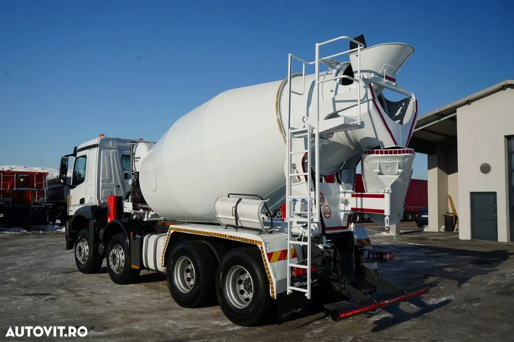 Mercedes-Benz AROCS 3540 / GRUSZKA 9M3 / 8x4 / BETONOMIESZARKA / AUTOMAT / 2022 ROK - 4