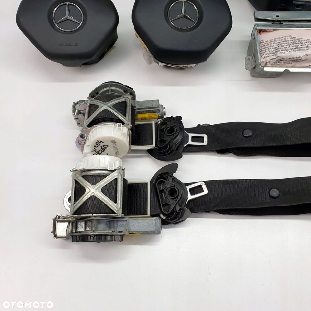 MERCEDES C KLASA W204 DESKA ROZDZIELCZA KONSOLA KOKPIT PULPIT PODUSZKI AIRBAG AIR BAG PASY KIT SET - 9