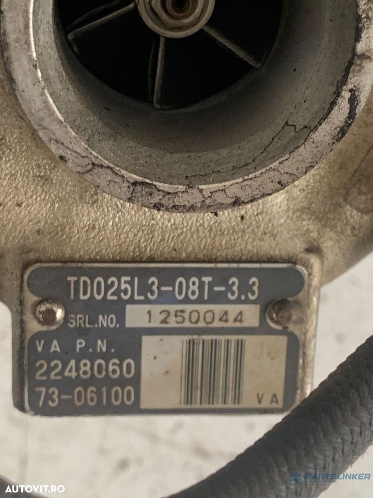 Turbină ROVER 75 RJ 1999 - 2005 2.0CDT OEM TD025L3-08T-3.3 - 3