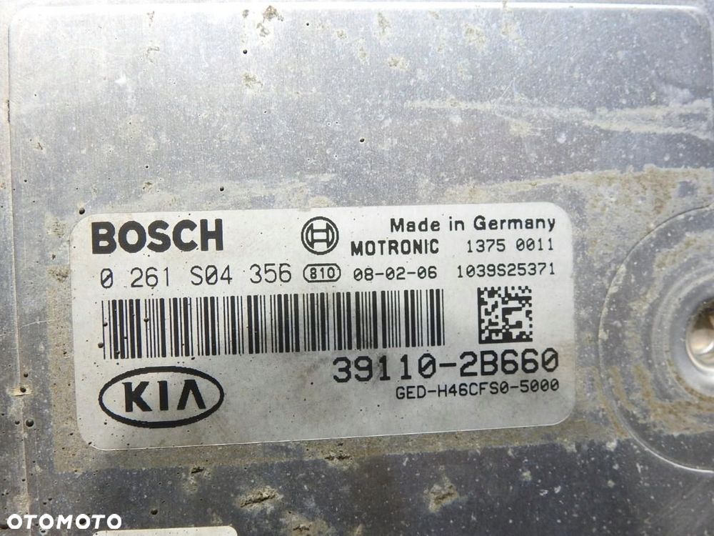 KOMPUTER ZESTAW STARTOWY IMMO KIA CEED I 1.6 GDI 39110-2B660 91950-1H540 - 5