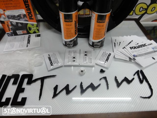 Kit de Tinta plástica removivel Foliatec em spray 2 x 400ml Preto Mate ou preto brilhante temos 30 cores em stock - 8