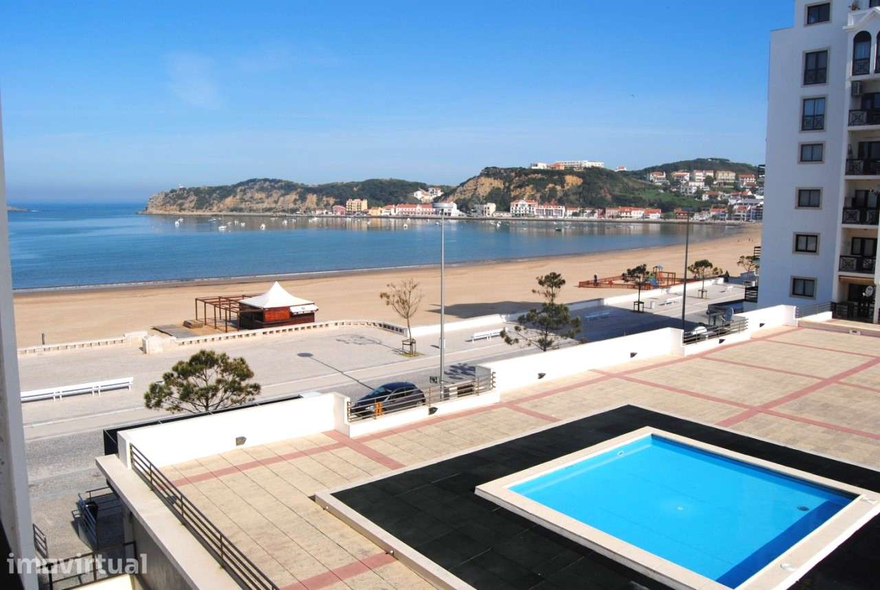 Apartamento T2 com varanda e garagem - vista mar São Martinho do Porto - Grande imagem: 4/11