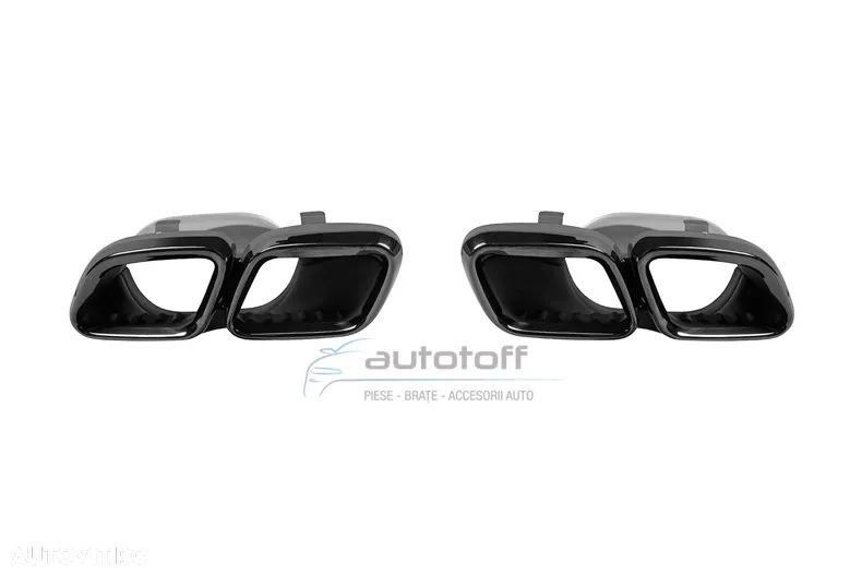 Pachet exterior compatibil cu Mercedes GLC Suv X253 (2020+) 63 AMG Black Design - 7