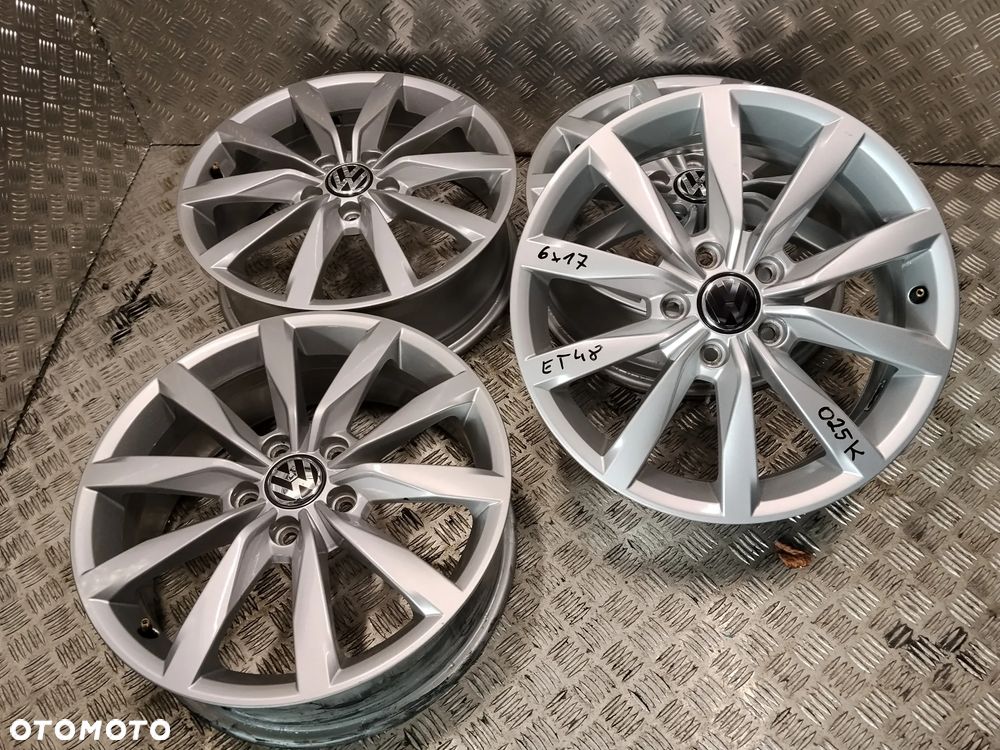 Felgi Vw Golf Caddy Jetta Passat T-Roc Tiguan Touran 6Jx17 et48 5x112 - 2