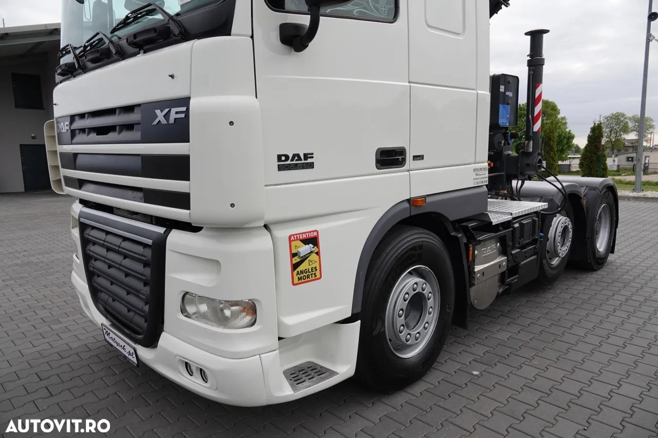 DAF XF 105.510 / TRACTOR IMPINGAT / + HDS COPMA 160.5 / EXTENSIUNE - 13 M / CAPACITATE DE RIDICAT - 7.040 KG / IMPORTAT - 15