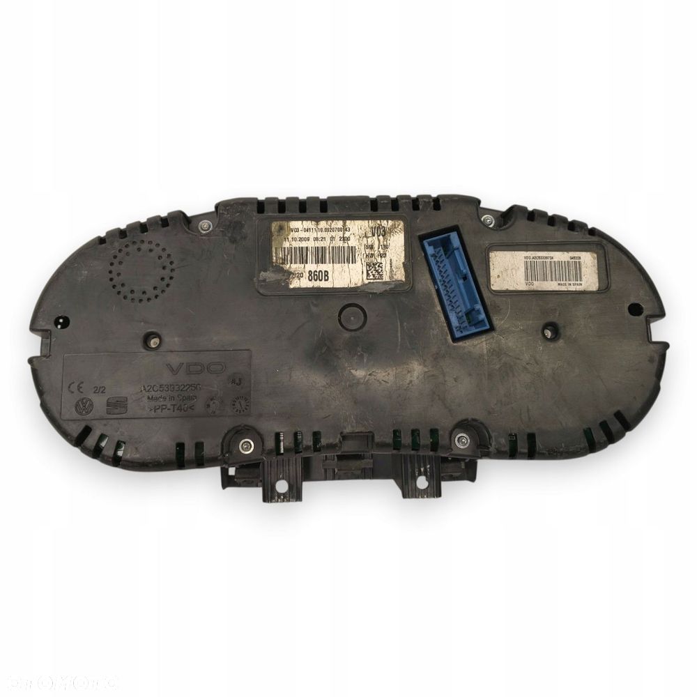 LICZNIK ZEGARY 6R0920860B VW Polo V 1.2 12V 1.4 16V Benzyna europa - 6