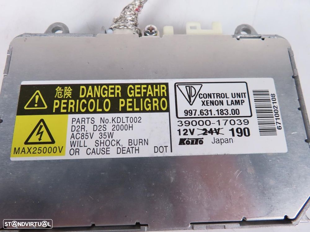 Centralina / Balastro Farol Xenon Usado / Original PORSCHE 911 (997)/PORSCHE BOX... - 5