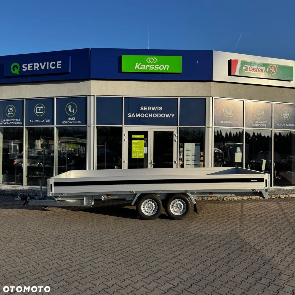 Brenderup 5520 517x204x35 NAJAZDY SUPER MOCNA PRZYCZEPA Brenderup 5520 OTWIERANE WSZYSTKIE BURTY