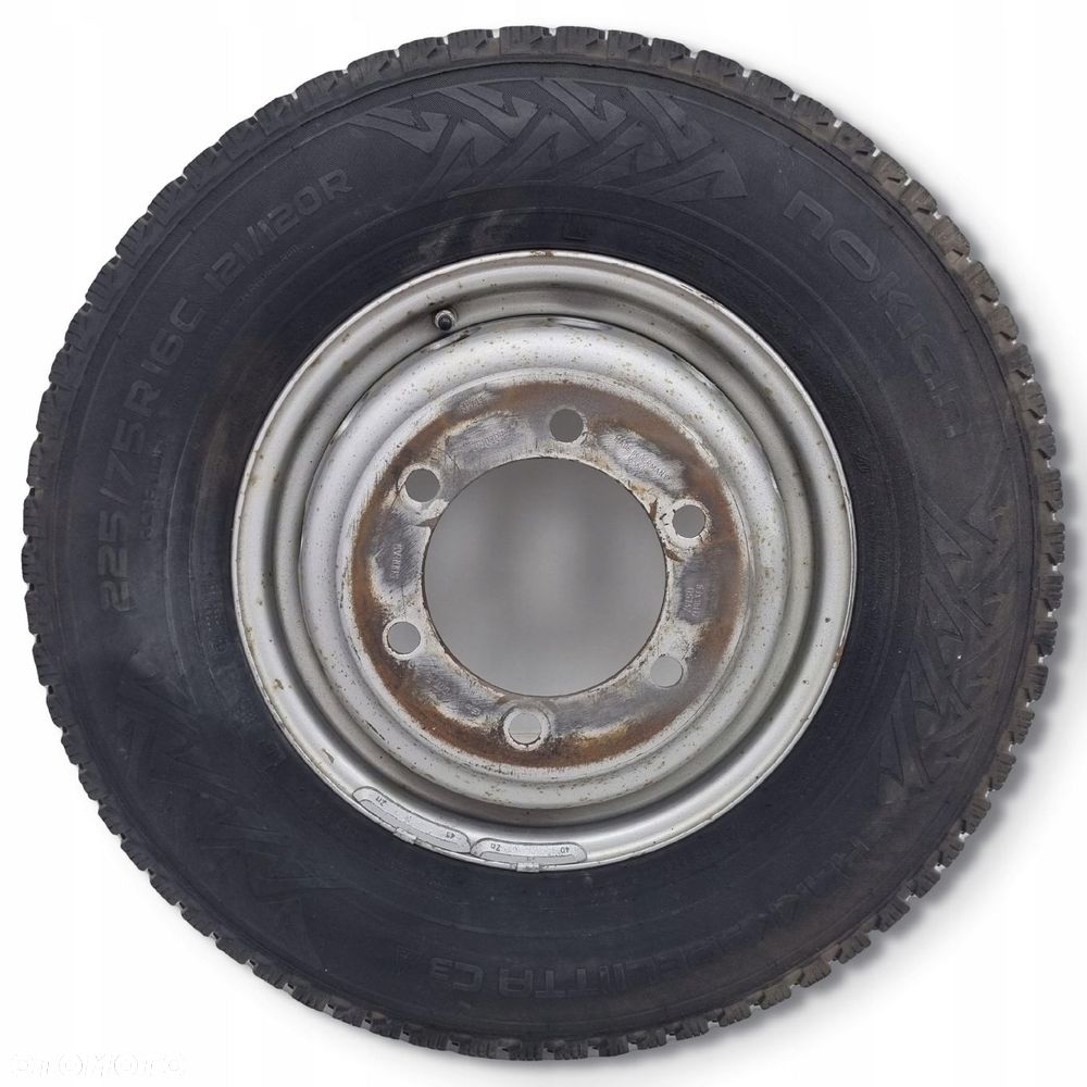 KOŁO ZAPASOWE zapas FELGA Iveco Daily 225/75 R16C 6x205 201080E Nokian 2021 - 1