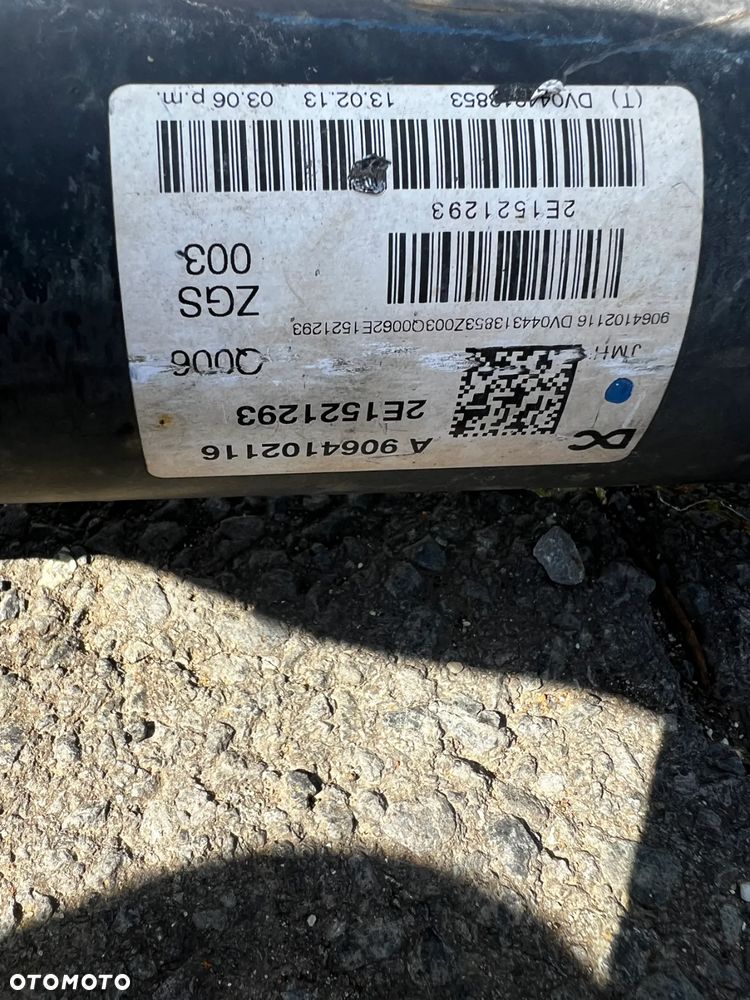 Wał napędowy Mercedes Sprinter, VW Crafter, 2843mm 2E1521293 ORYGINAŁ 120 TYS - 2