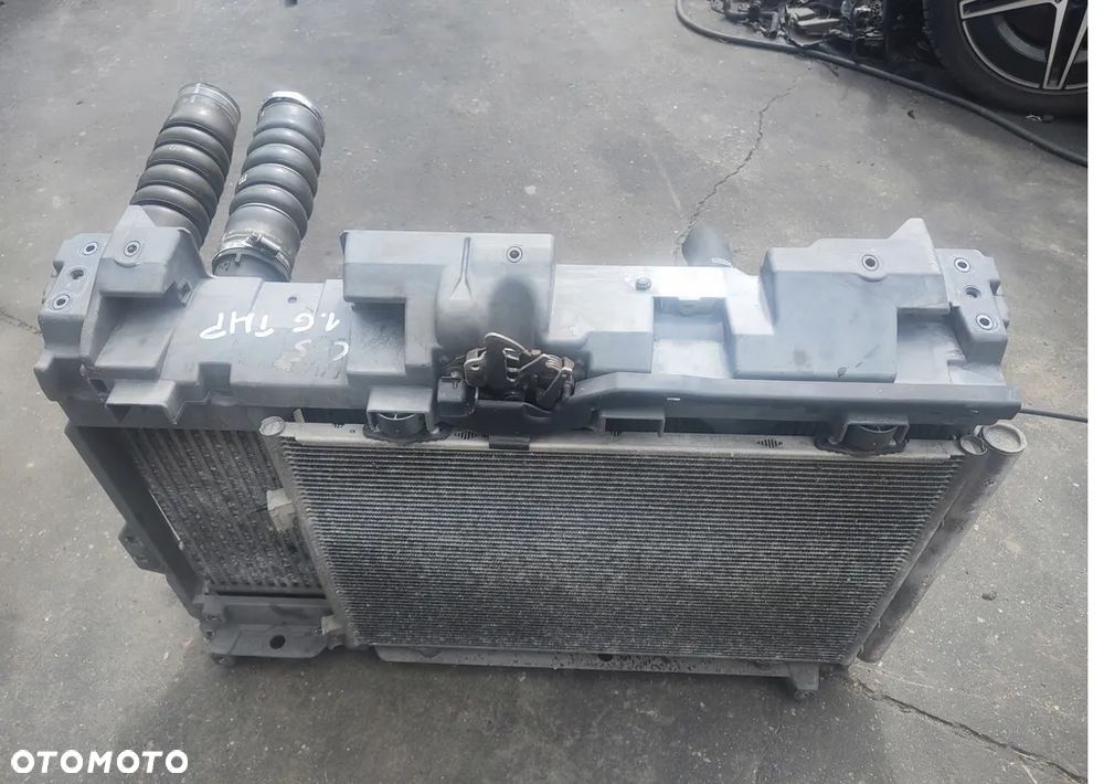 CITROEN C5 III X7 1,6THP PAS PRZÓD CHŁODNICE WENTYLATOR 9685794280 - 1