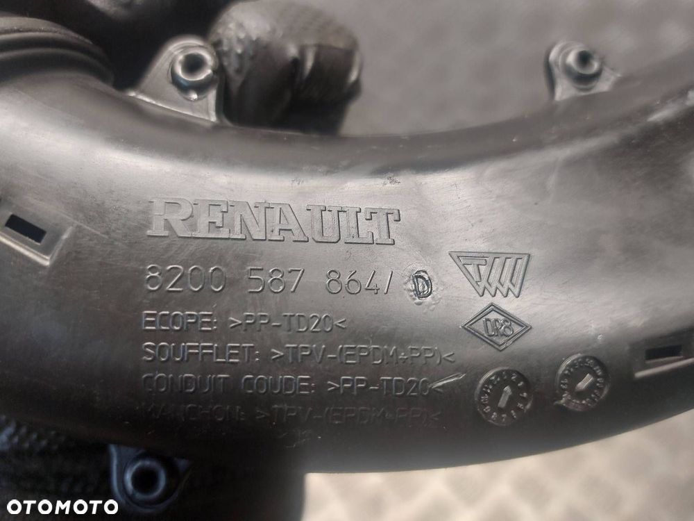 RURA POWIETRZA INTERCOOLERA KOMPLET  RENAULT CLIO III LIFT 1.2 TCE - 3