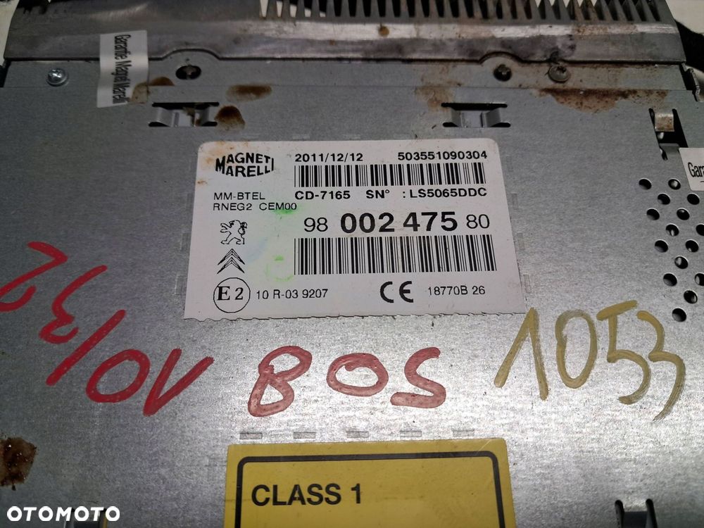 peugeot 508 radio navi tablet monitor wyświetlacz nawigacja - 4