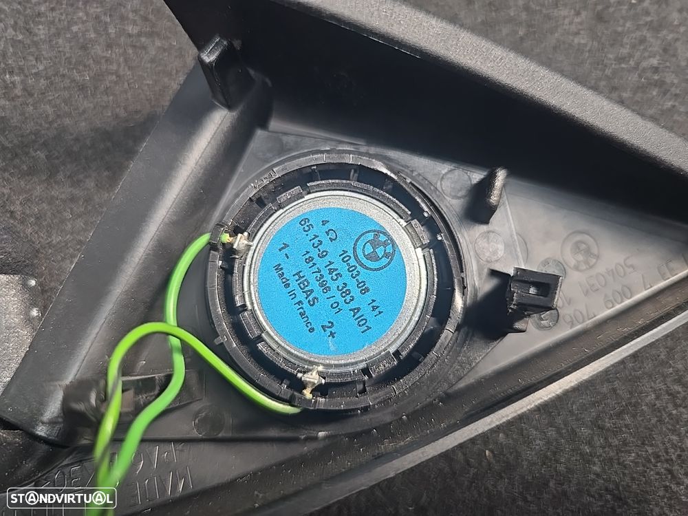 Coluna de som com tampa tweeter da porta frente direita  originais para bmw série  6 e63 e64 2003- - 6