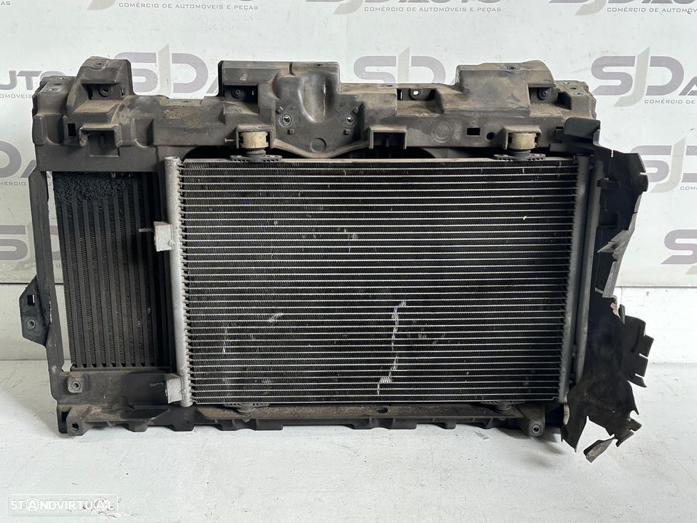 Conjunto Radiadores + Termoventilador +  Frente Fibra - Peugeot 508 (2014)