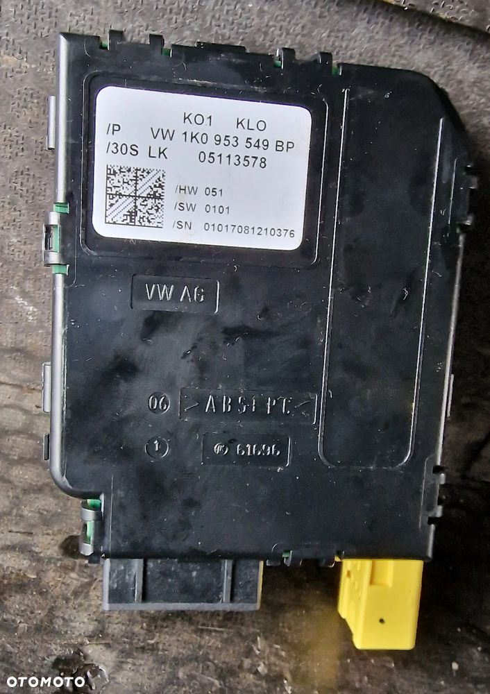 CZUJNIK MODUŁ KĄTA SKRĘTU 1K0953549BP VW GOLF V PLUS - 1