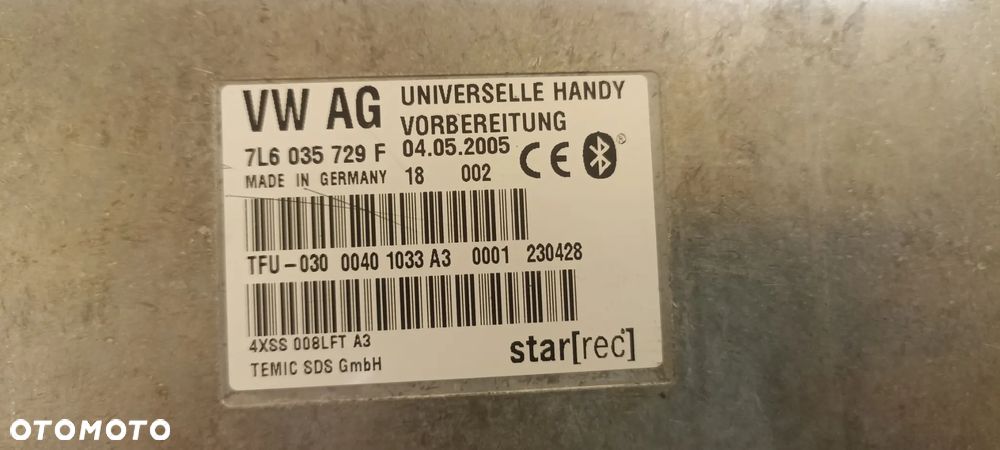 Moduł Bluetooth  Volkswagen Touareg 7l 7L6035729F - 2
