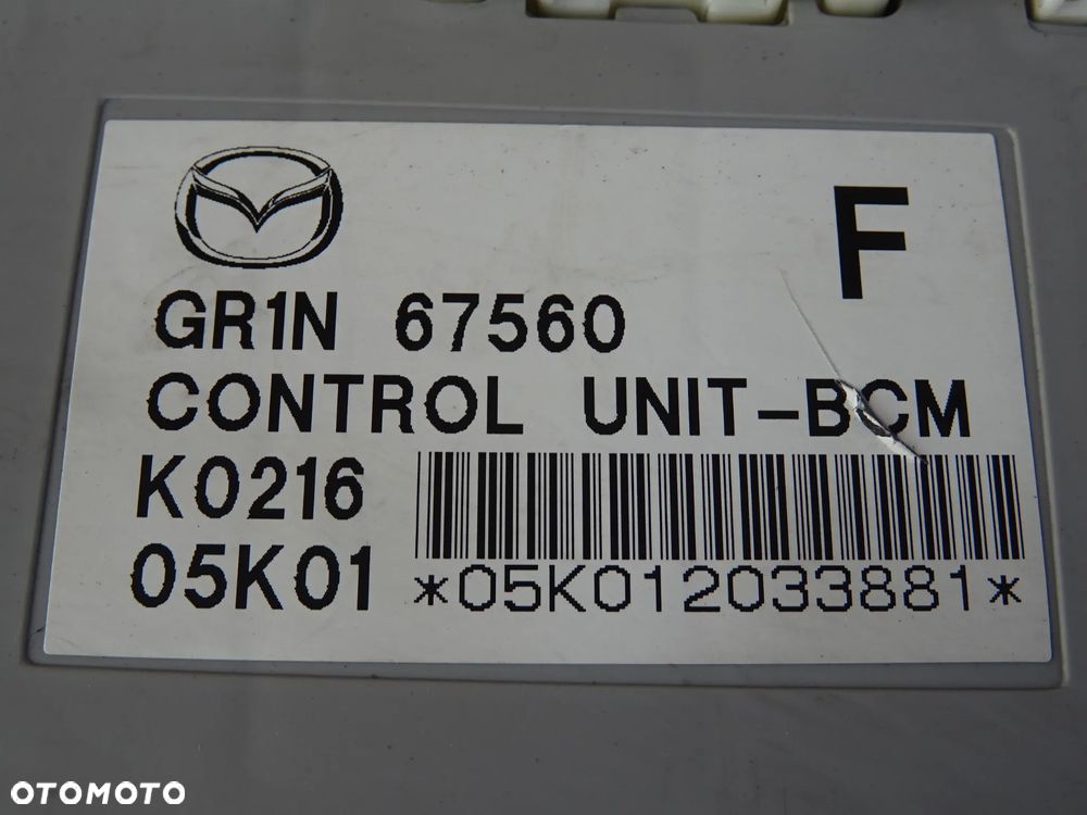 MAZDA 6 GG GH GY STEROWNIK MODUŁ NADWOZIA BCM - 3