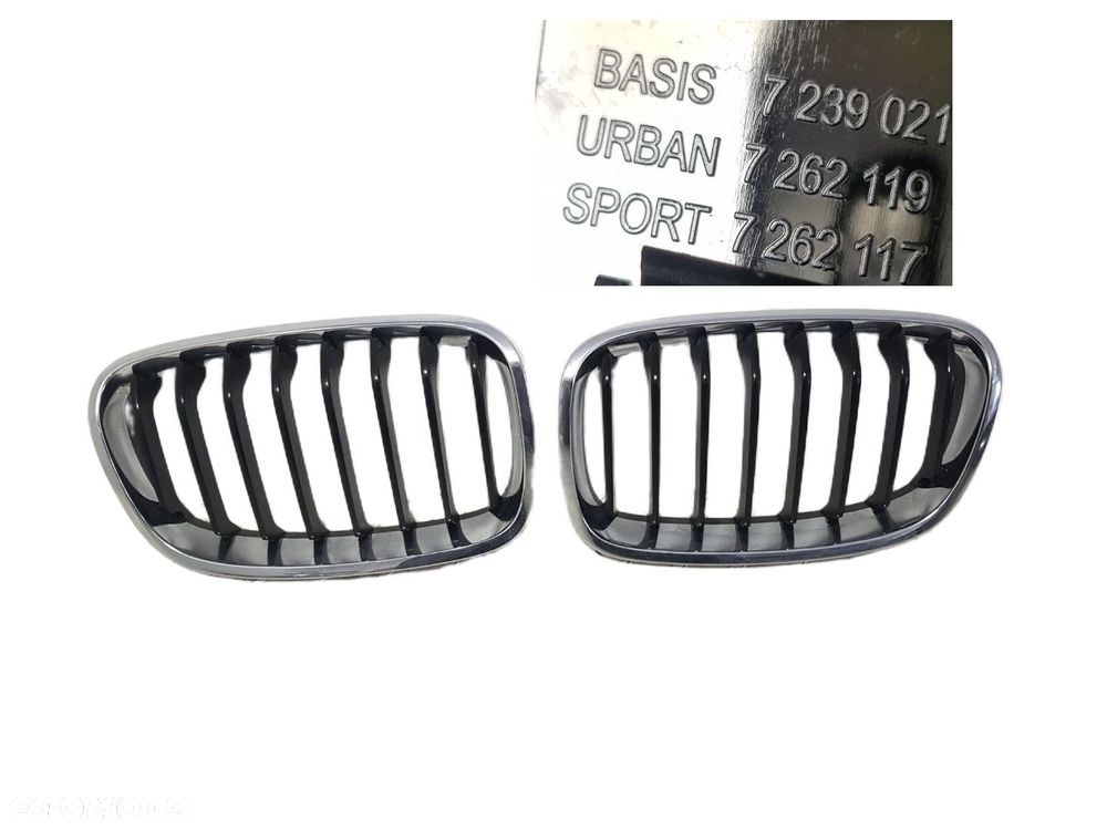 NOWY ORYGINALNY GRILL ATRAPA NERKA LEWA BMW 1 F20 F21 11-19 7239021 7262119 7262117