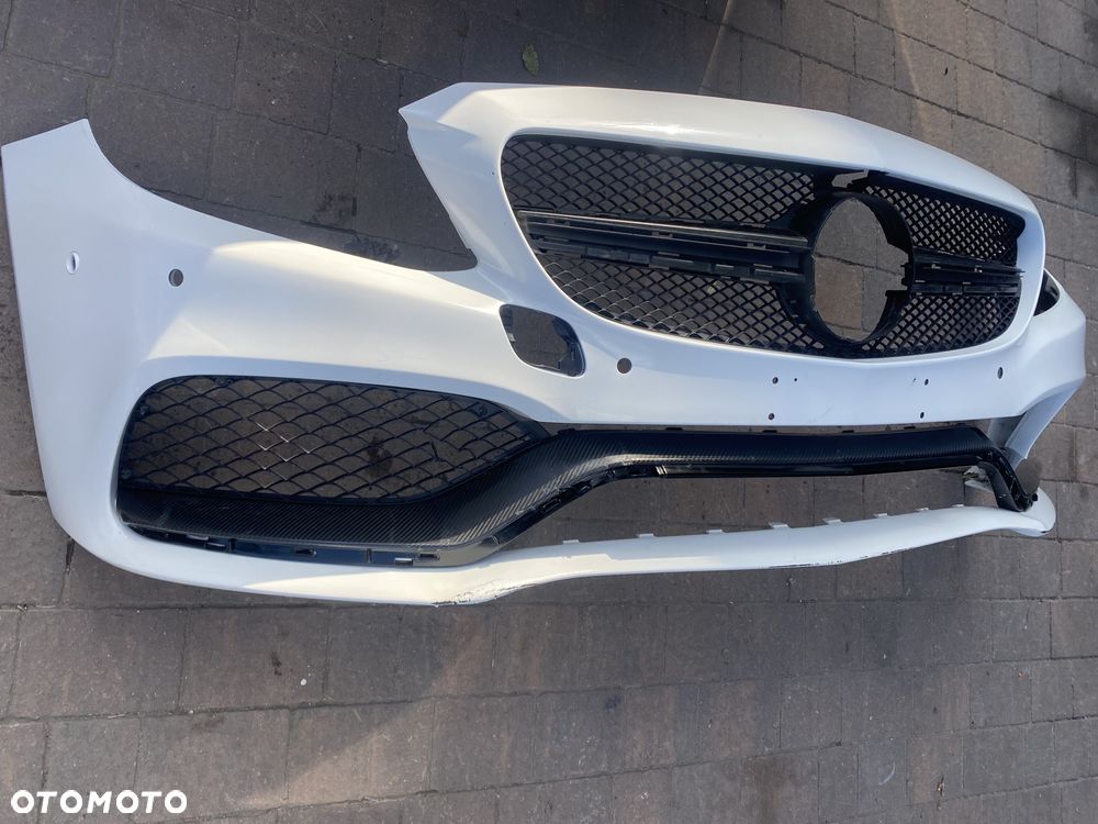 MERCEDES W205 C63 AMG COUPE ZDERZAK PRZOD CARBON ORG. - 1