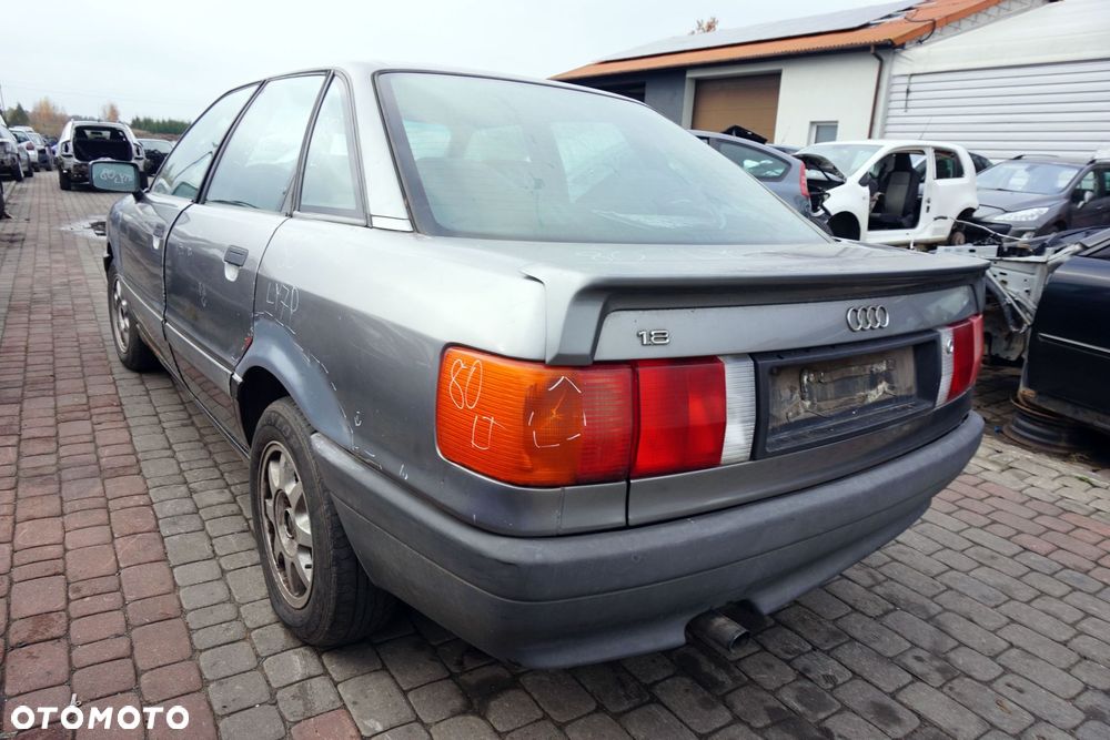 AUDI 80 B3 SEDAN 1991 LY7P 1.8 8V PM 90KM SZARY na części - 3