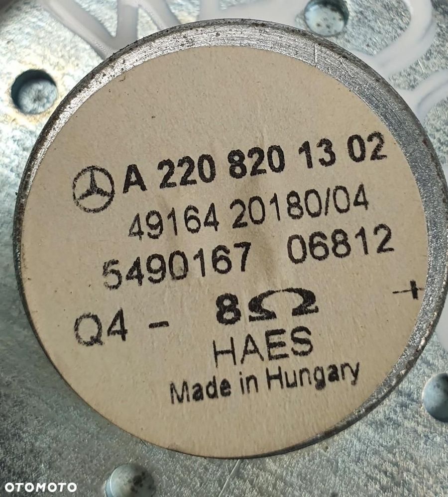 GŁOŚNIK KONSOLI MERCEDES W220 A2208201302 - 3