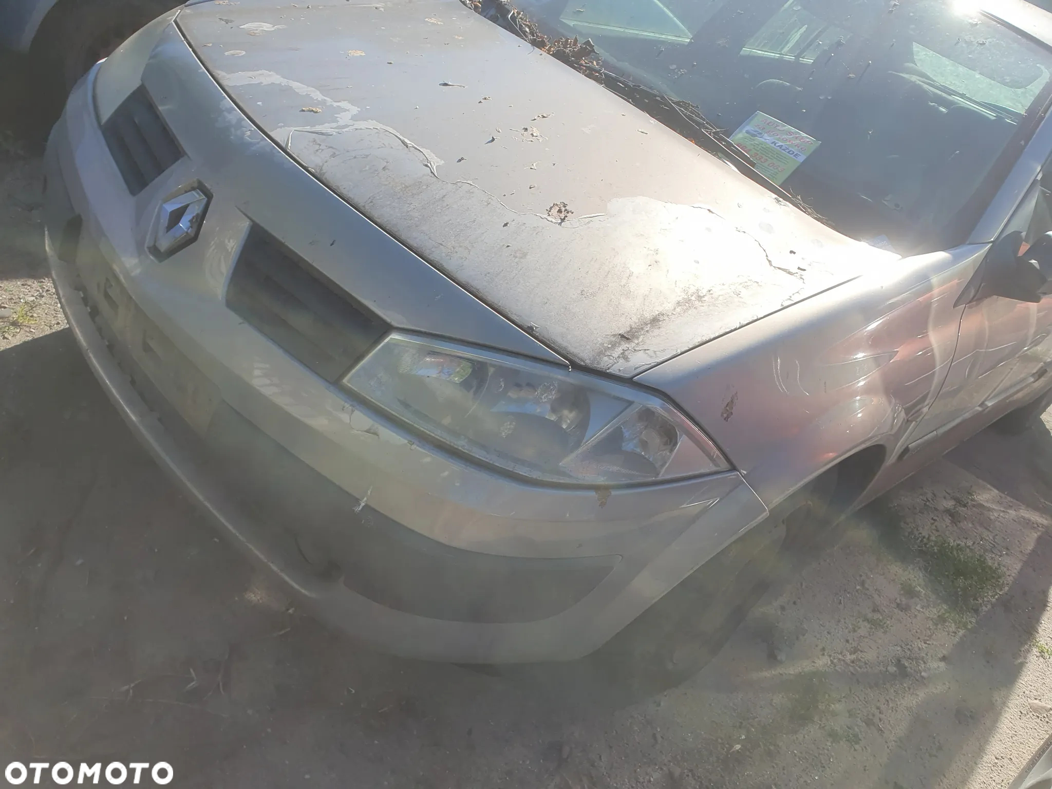 Megane 2 1.6 lakier TEA19 benzyna na części zderzak drzwi szyba prawa lewa błotnik maska tył przód silnik skrzynia biegów półoś zawieszenie - 2