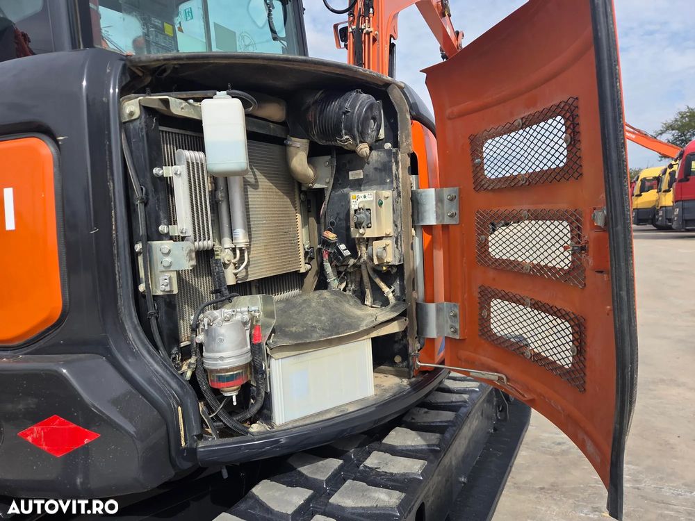 Hitachi ZX48U-6, 5 tone, CUPLA RAPIDA HIDRAULICA si 3 CUPE NOI, Lama nivelare, Masa operationala 5 tone, adancime sapare 4m, latime 2m, aer cond, Antifurt, posibilitate leasing 4 ani, senile 90% ok, PROMOTIE 40.900 EUR+Tva - 16