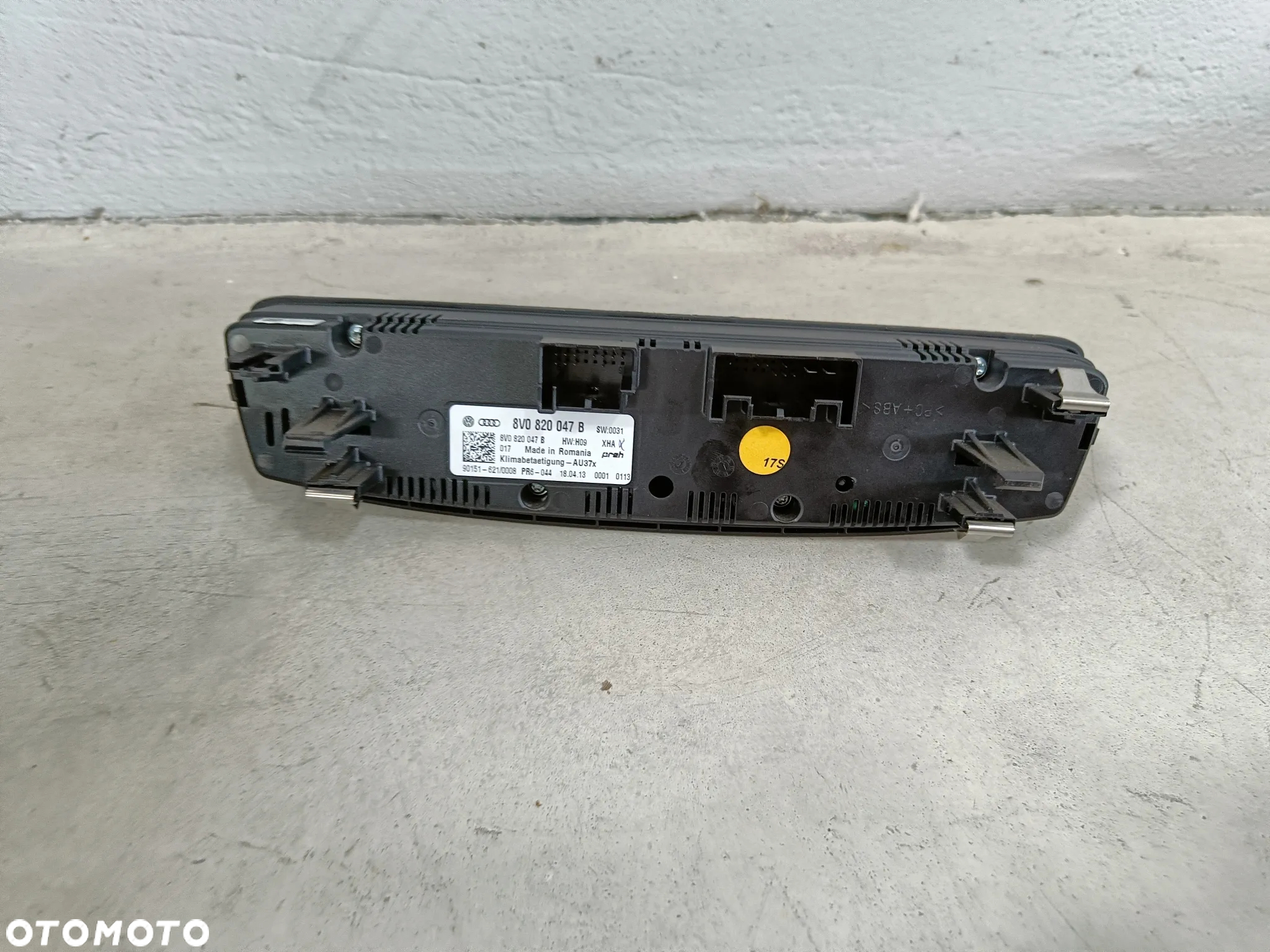 Panel Klimatyzacji Audi A3 S3 8V Przełącznik 8V0820047B - 7