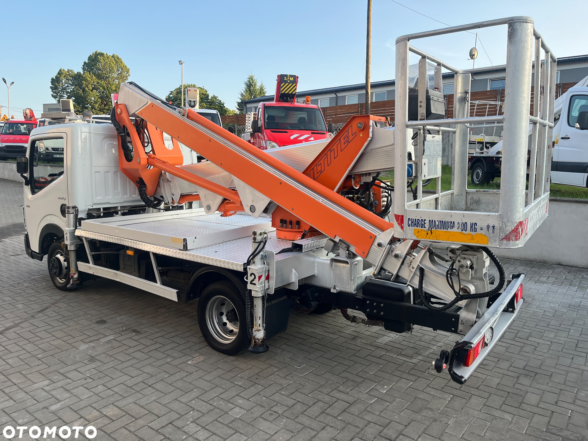 Renault Podnośnik Koszowy Multitel mx210 21 Metrów 10 w Bok jak Wumag Ruthmann Gsr - 5
