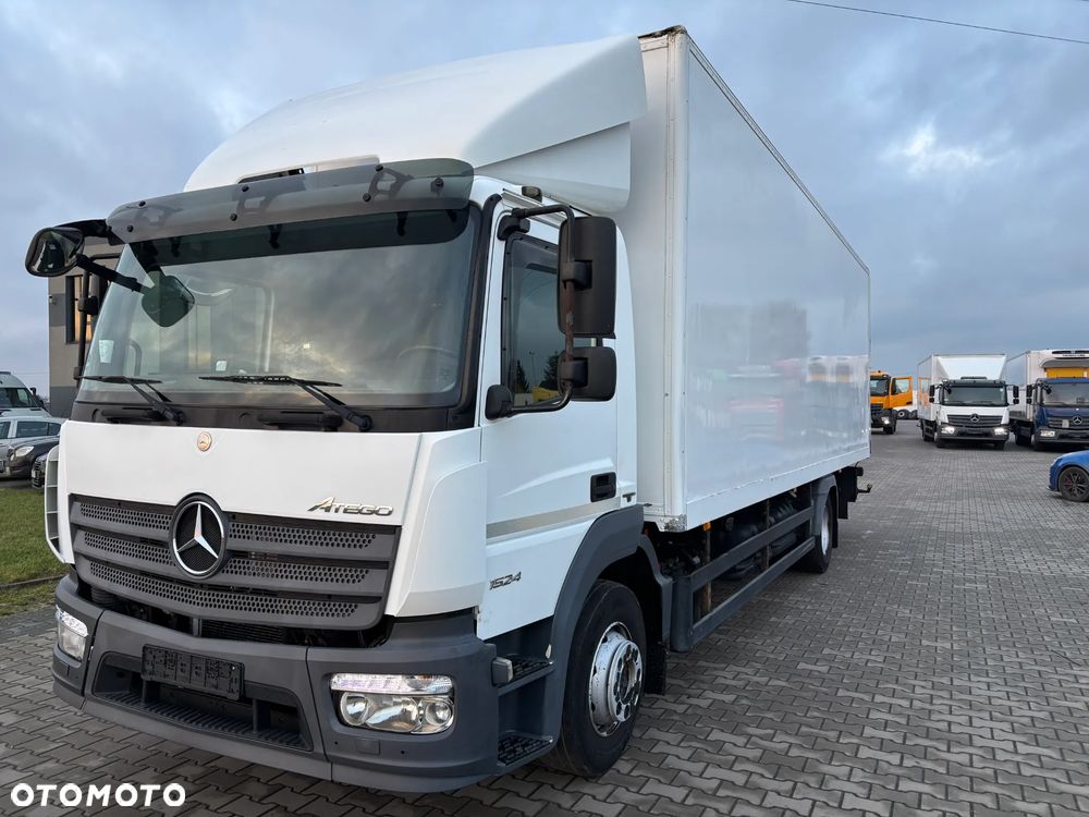 Mercedes-Benz ATEGO 1524  EURO 6 (1527, 1530) kontener z windą , kabina przeedłużana  z łóżkiem składanym - 1