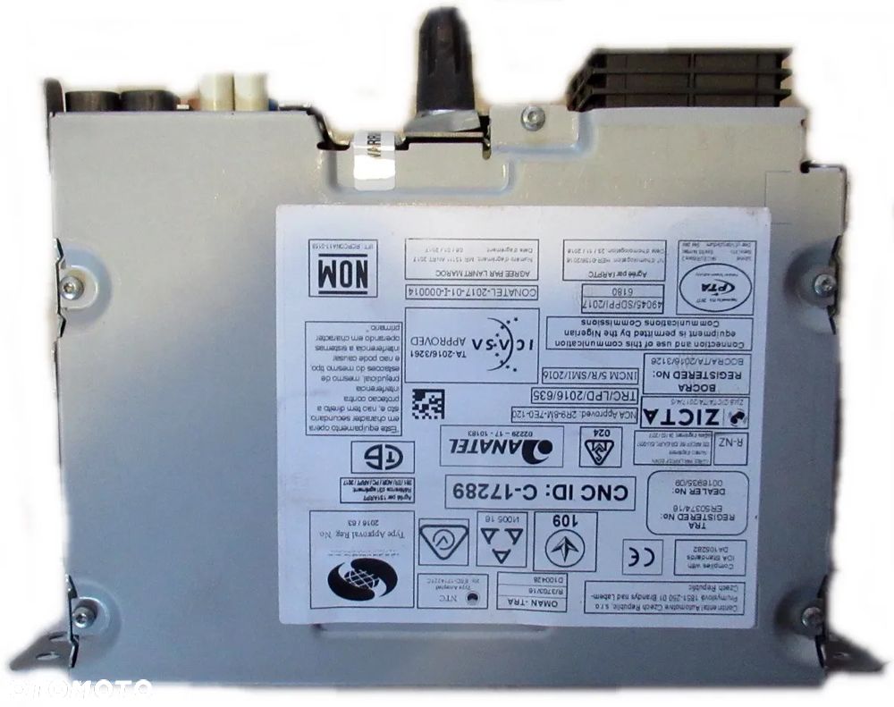 CITROEN C4 II GRAND PICASSO MODUŁ STEROWNIK RADIA NAWIGACJI 9820469280 - 2