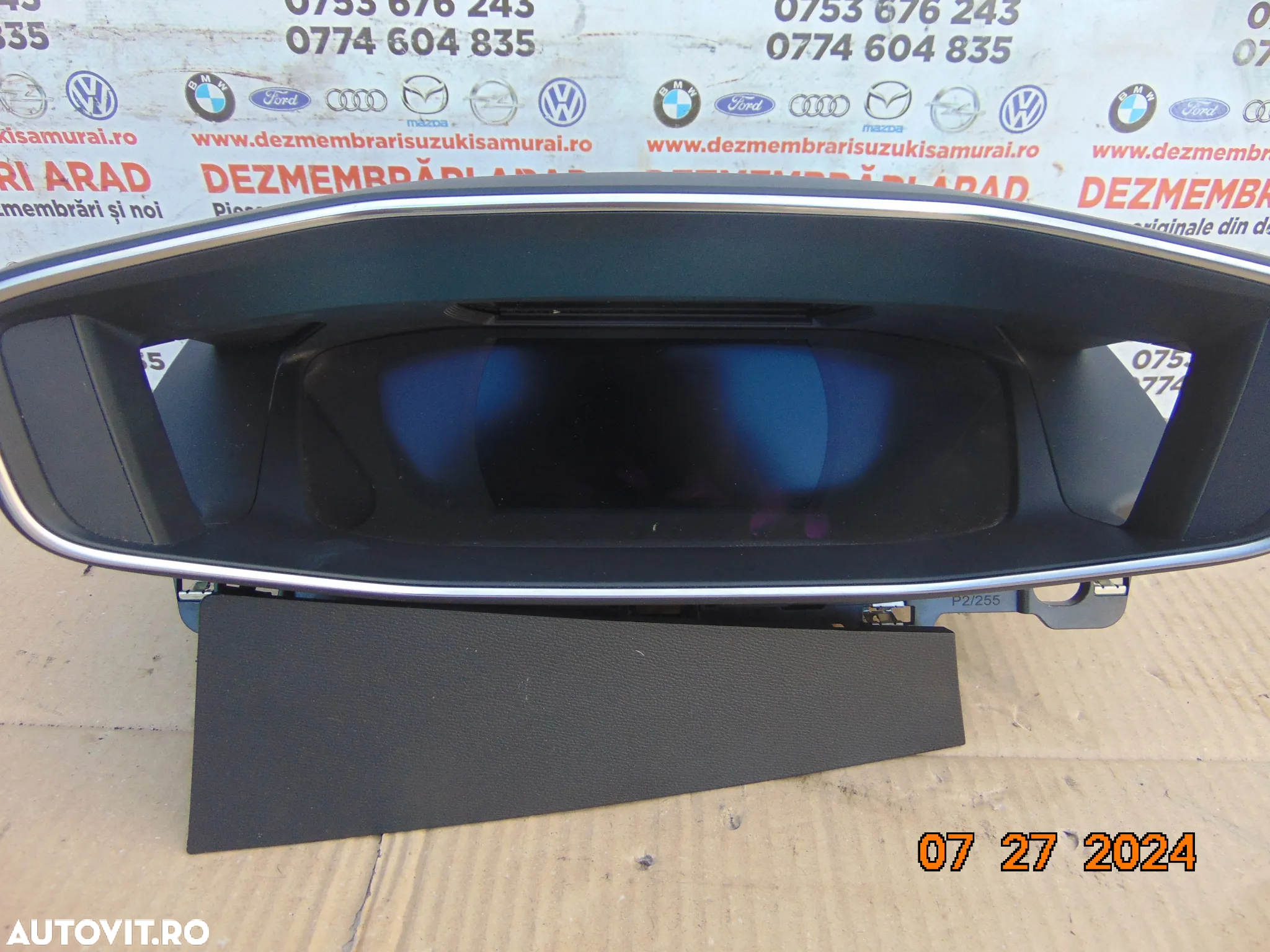 Display ceasuri bord Peugeot 208 dupa 2019 2008 3008 c0d 9822060280 - 2