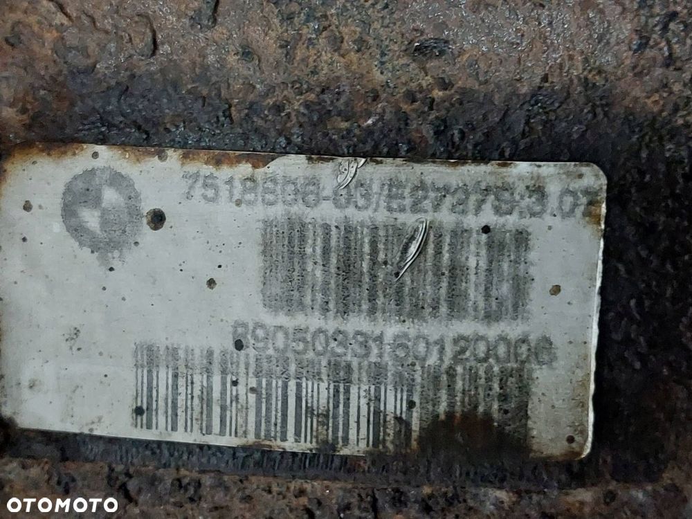 DYFERENCJAŁ DYFER BMW E46 LIFT 320D 3.07 - 2