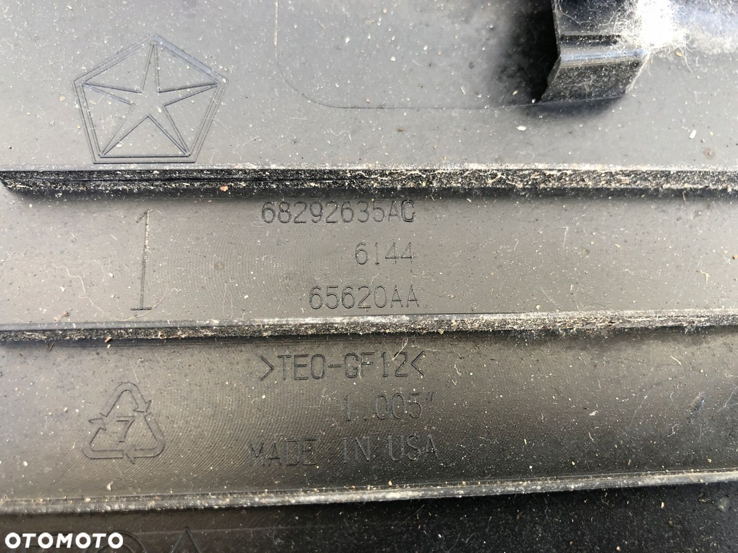 DODGE RAM 1500 V 19 2019-2024 OSŁONA NAKŁADKA KLAPY TYŁ ORYGINAŁ 68292635AC - 7