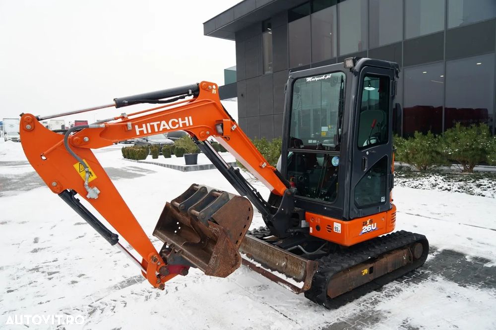 Hitachi ZX26U-6 CR / MINI EXCAVATOR / 2022 / 1800 ORE / SET CUPĂ - 8