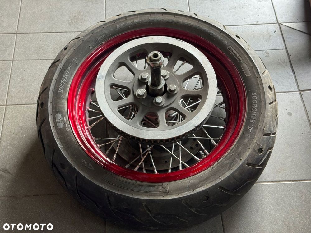 koło felga pulley pasowe komplet harley davidson 17 x 4,5 dyna street bob - 2