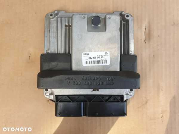 KOMPUTER STEROWNIK SILNIKA 03L906019AS AUDI Q5 2.0 TDI ZESTAW STARTOWY