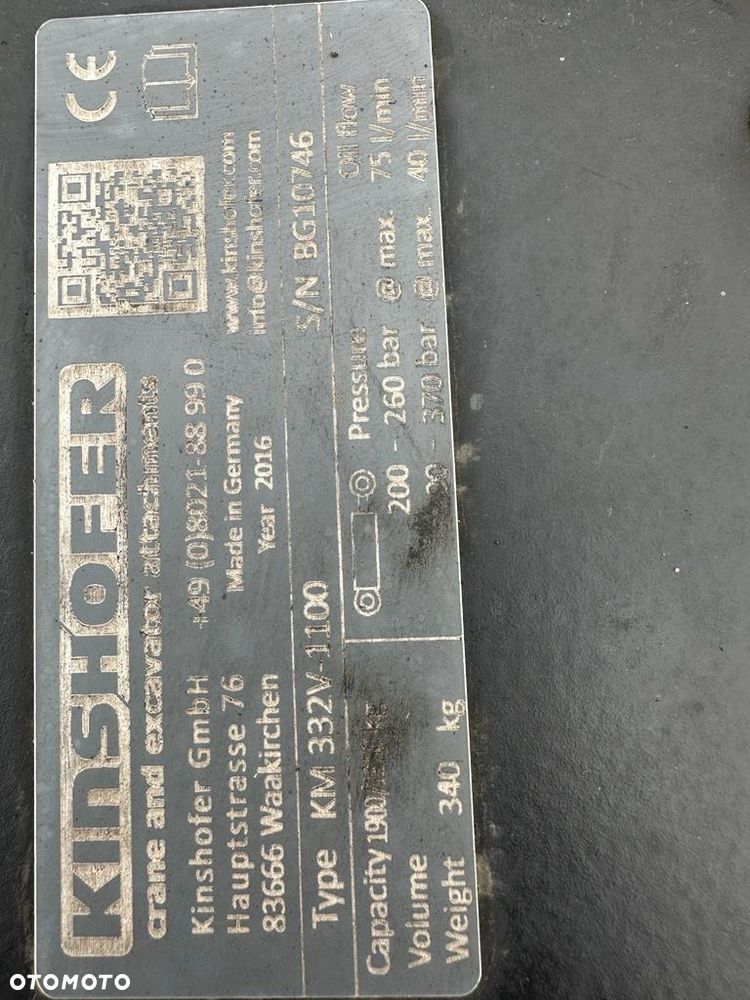 KM 332V-1100 - Chwytak do bloczków betonowych i palet - 5