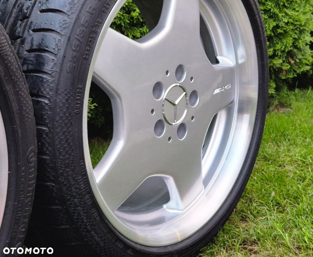 MERCEDES 18 AMG MONOBLOCK CNC MONOBLOK W215 W220 W140 W124 R129 9.5J 8.5J  5X112 FELGI KOŁA ALUMINIOWE - 5