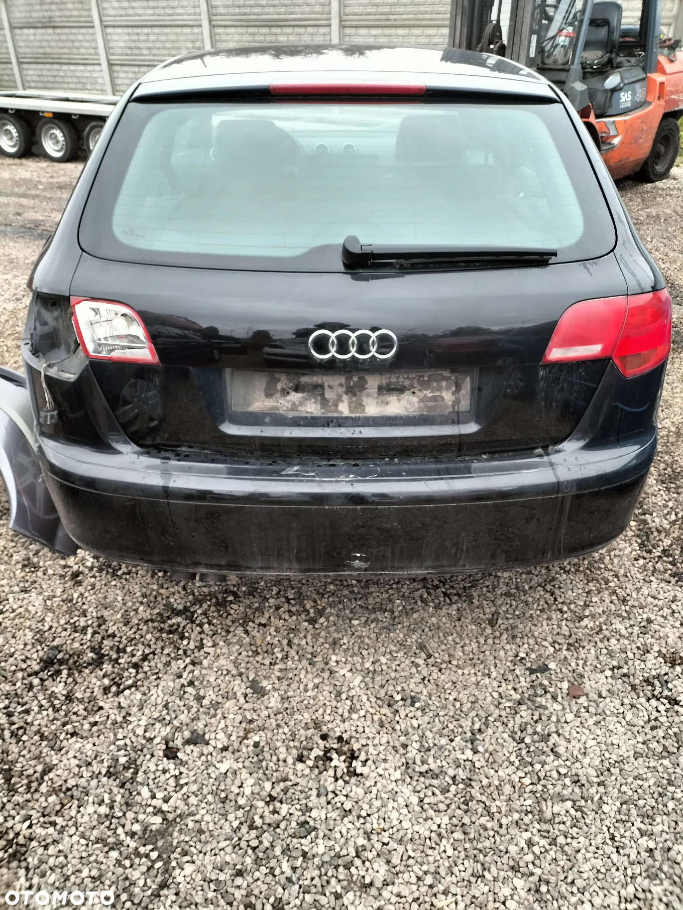 CZARNY SUFIT KIEROWNICA FOTELE AUDI A3 8P LIFT KOD LAK. LZ9Y 03-12r - 7