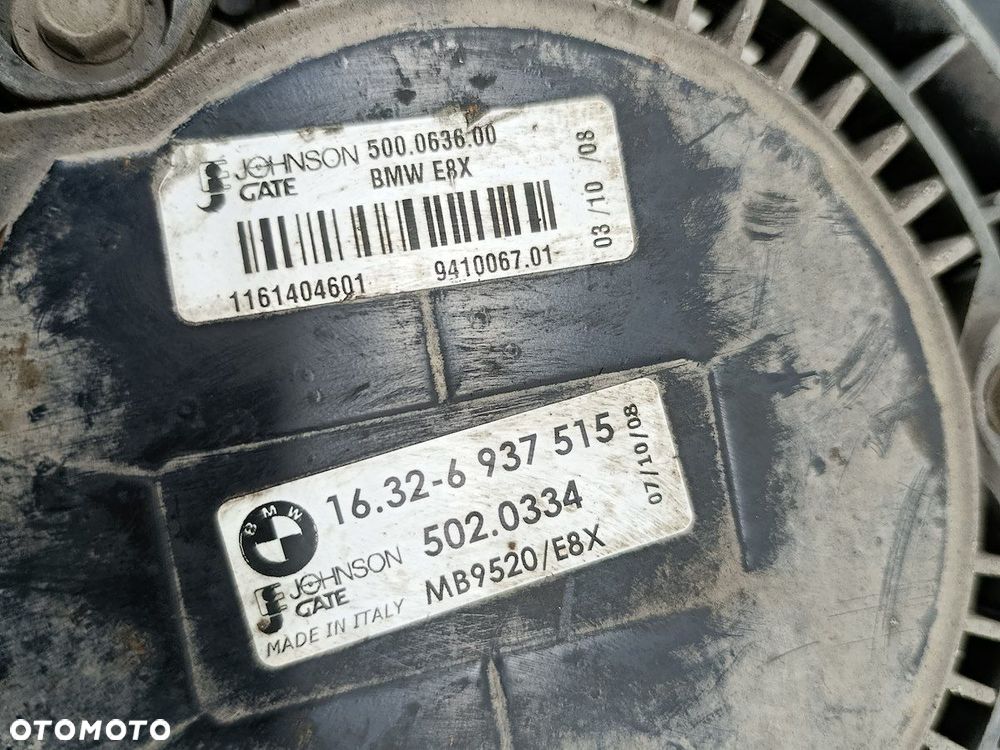 WENTYLATOR CHŁODNICY BMW 3 E90 7523259 6937515 JOHNSON GATE 2.0 16V 320i - 3