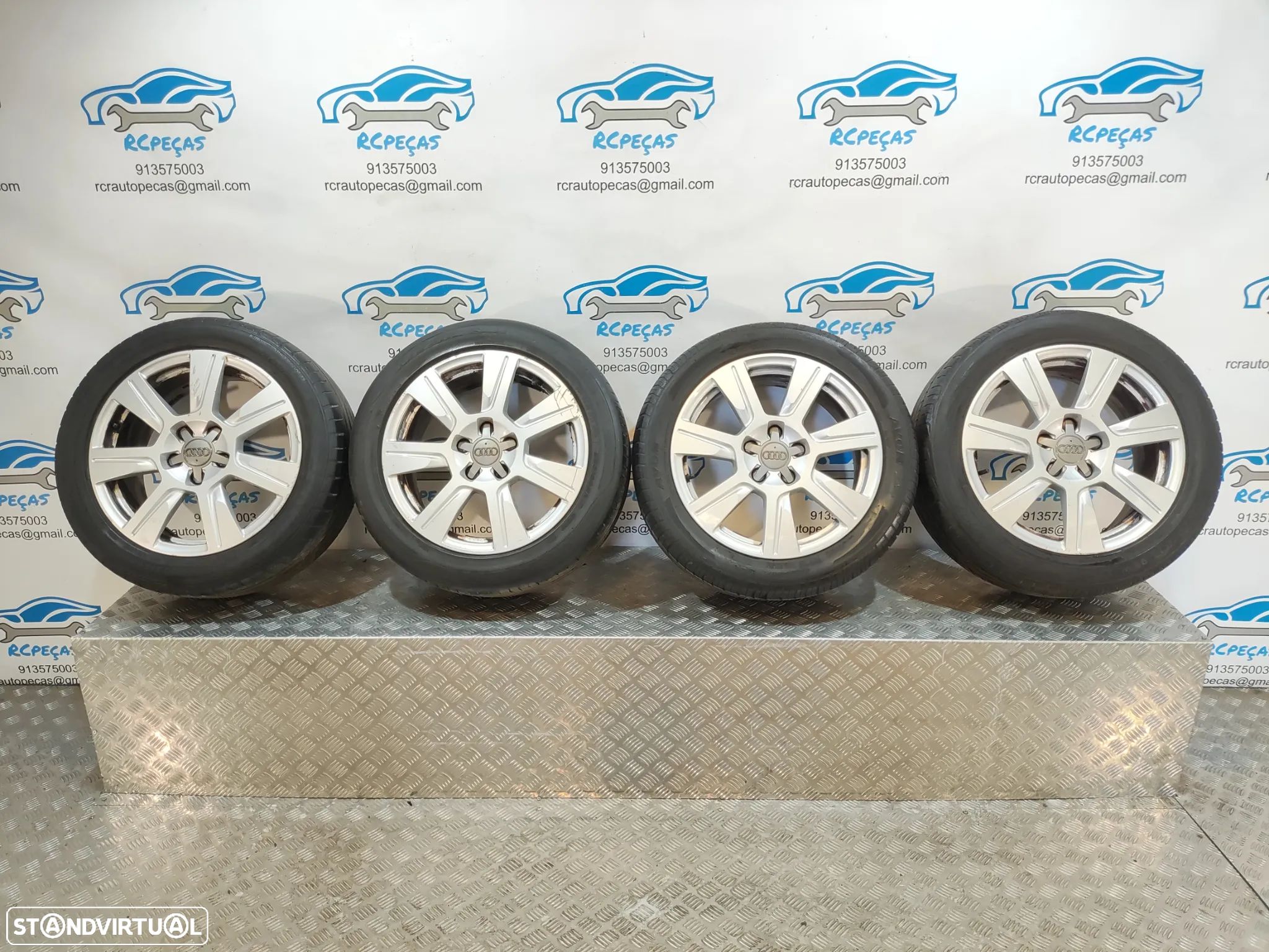 JANTES ORIGINAIS 17 AUDI 7,5J ET45 5X112 A6 C6 S6 A3 A4 B8 A8 TT - 1