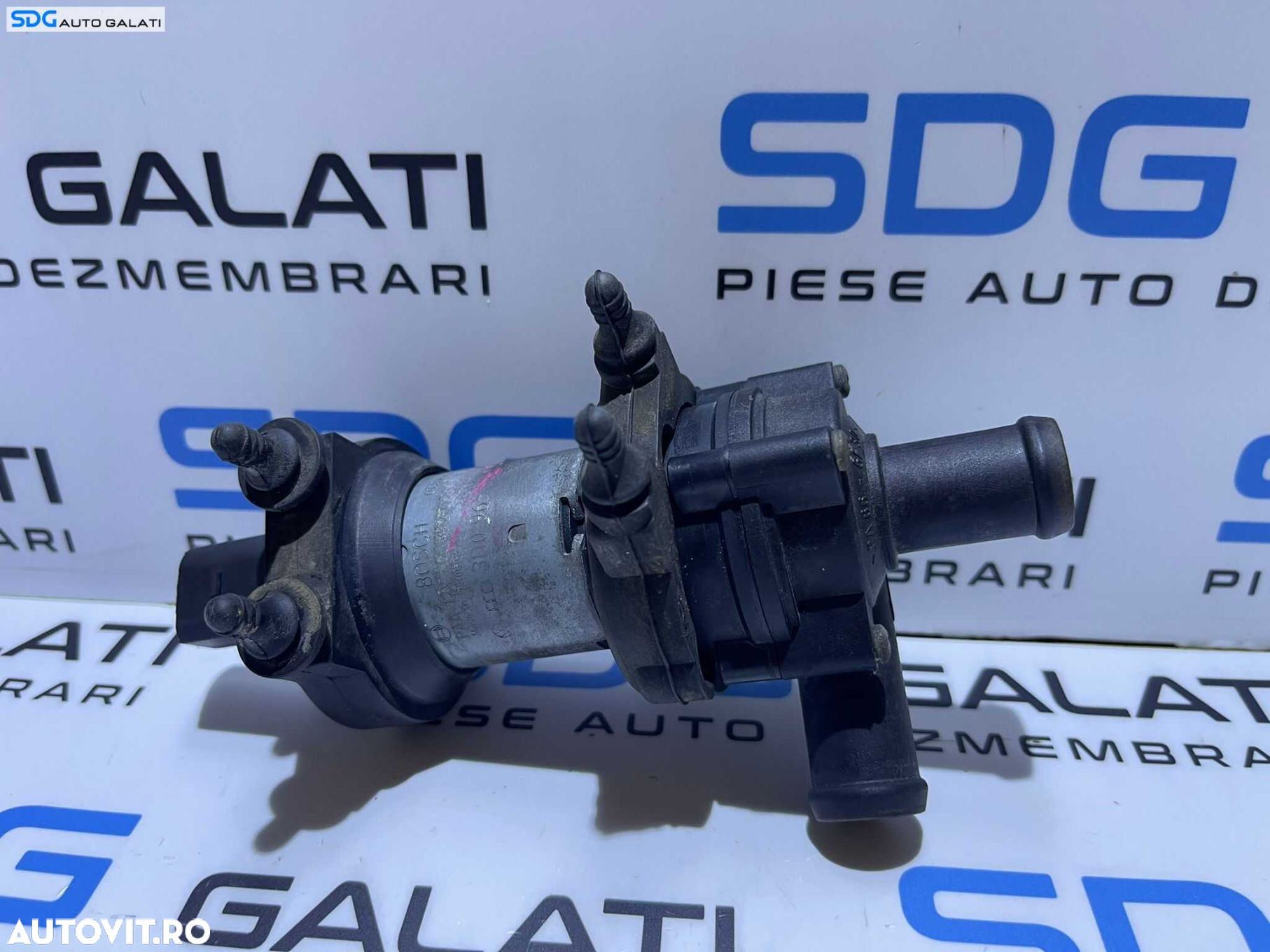 Pompa Secundara Auxiliara Recirculare Apa Volkswagen Sharan 2.0 TDI BRT BVH 1996 - 2010 Cod 3D0965561D [D0016] - 3