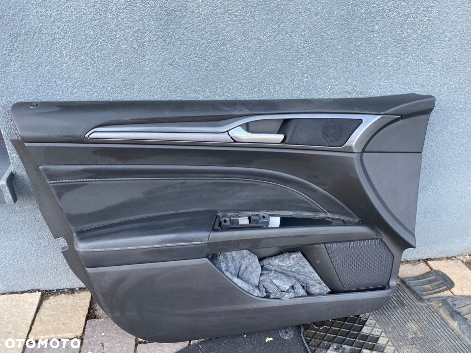 FUSION MK5 18- BOCZEK DRZWI SKÓRA LEW/P ORG - 1