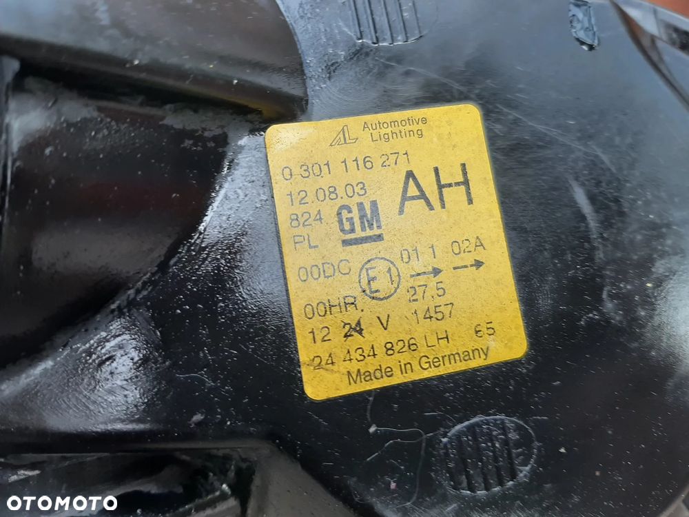 lampa lampy Opel Zafira A Xenon AL Europa - 7