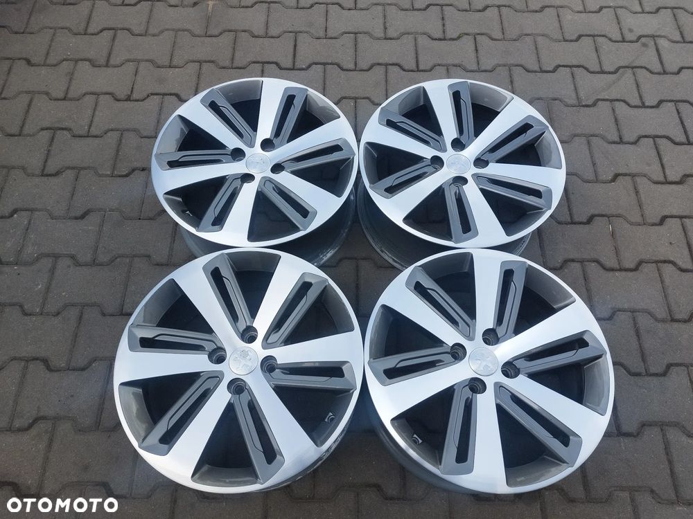PEUGEOT 2008 3008 5008 FELGI ALUFELGI R18 7.5J ET29 4X108 OE PEUGEOT 9802462477 JAK NOWE! PROSTE! - 1
