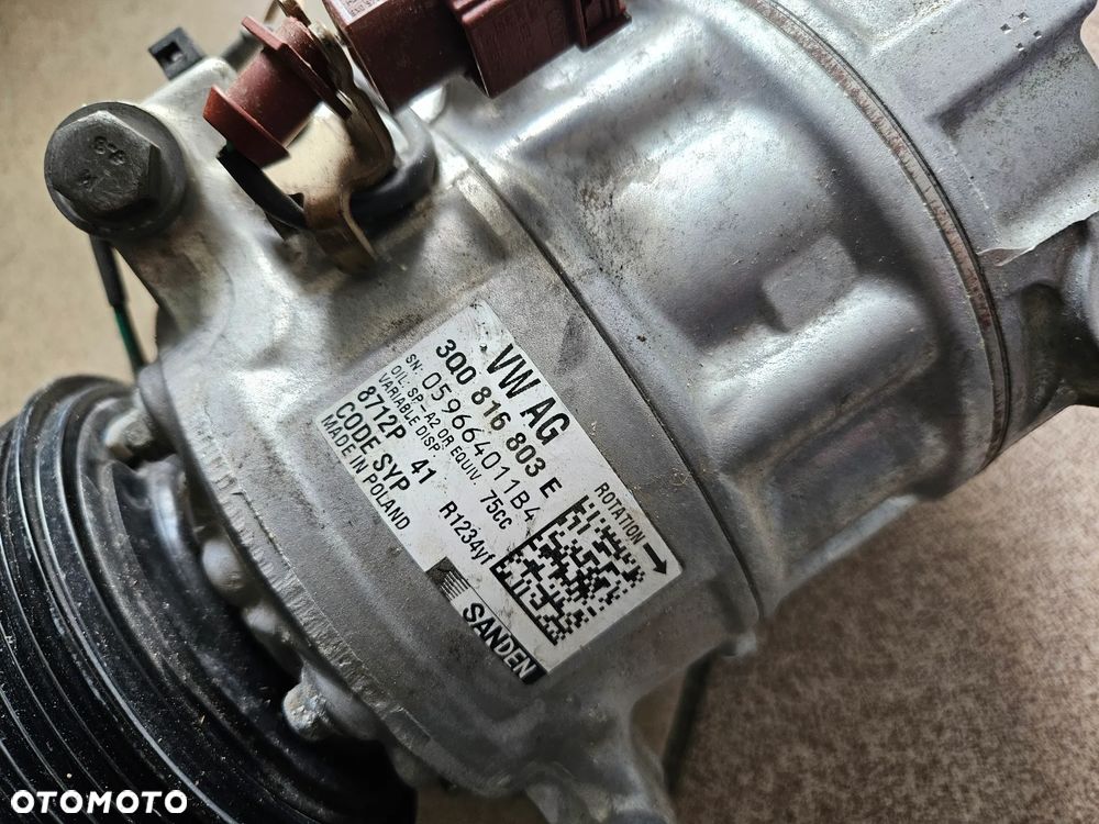 Sprężarka kompresor klimatyzacji VW Polo VI Ibiza V Arona Kamiq Scala Audi A3 8V 1,0 TSI 3Q0816803E - 3
