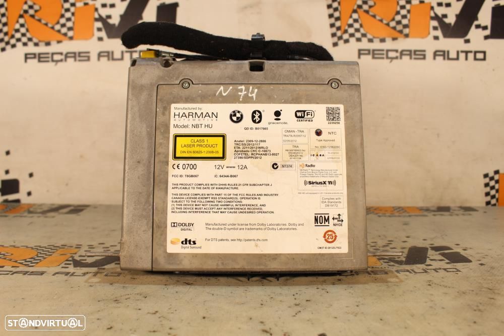 Rádio Bmw 3 (F30, F80)  65129347822 / 9347822 / 9292248 - 4