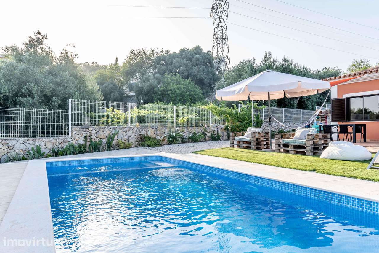 Moradia T3 com piscina e garagem - Cleranes Loulé - Grande imagem: 2/45